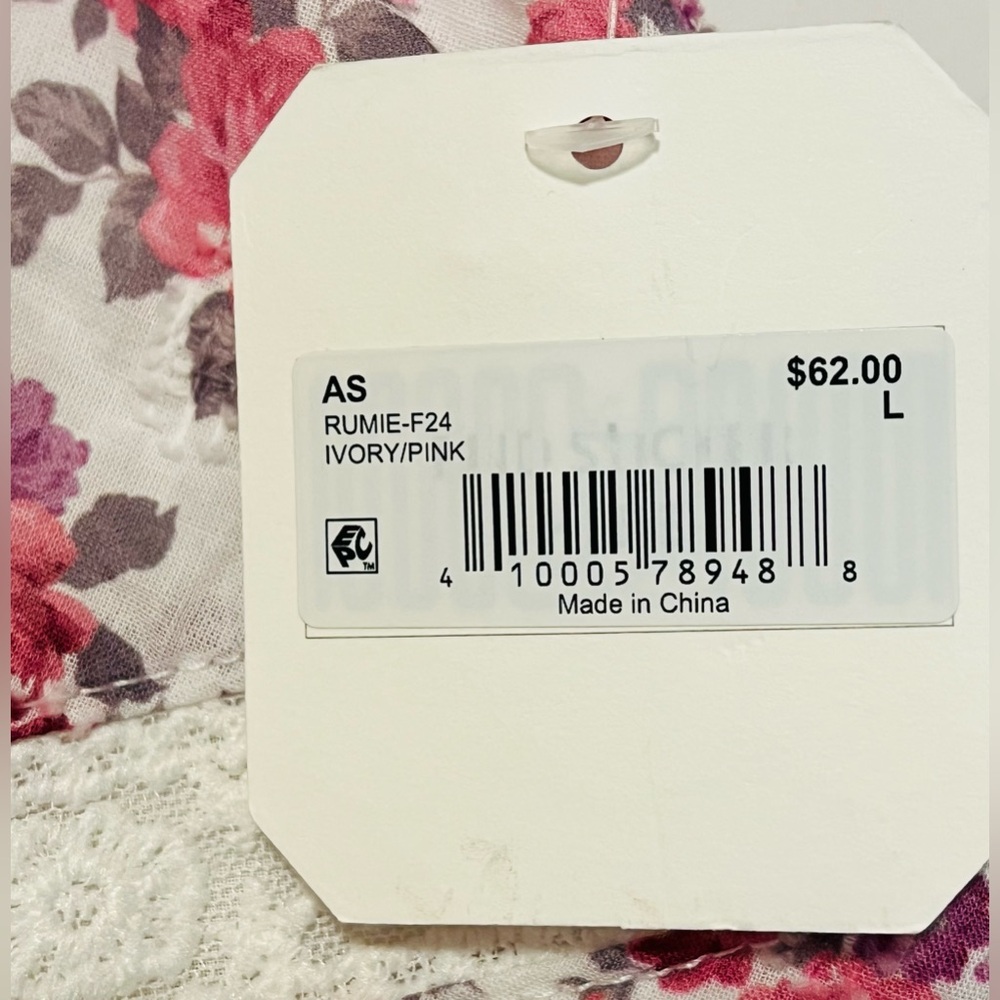 Altar'd State NWT Ruffled Lace Floral Skort Size Large - Picture 5 of 12